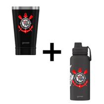 Kit Copo + Garrafa Térmica Gocase - Corinthians São Jorge