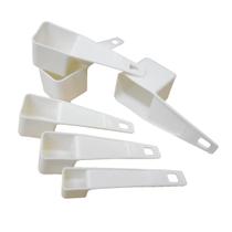 Kit Copo Medida Conchas 6 Pçs Colher Medida