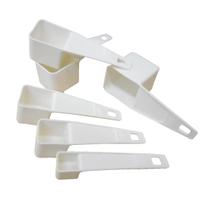 Kit Copo Medida Conchas 6 Pçs Colher Medida