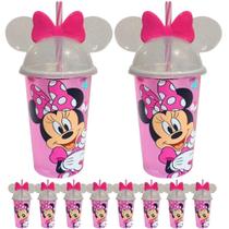 Kit Copo Minnie Disney Festa Infantil Aniversario 10 Und