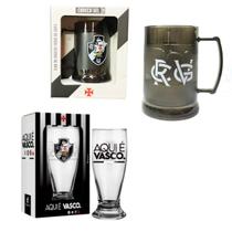 Kit Copo Munich Tulipa Cerveja Chopp + Caneca Gel 300Ml
