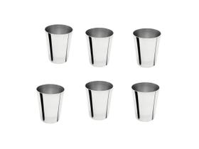 Kit Copo para Suco de Alumínio Reforçado Continental 06 Unid Kit Copo para Suco de Alumínio Reforçado Continental 06 Unid