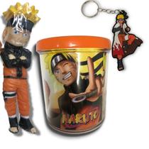 Kit Copo Personalizado e Boneco Naruto