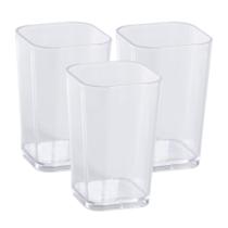 Kit Copo Porta Objetos Escova De Dentes Pincéis Acrílico -