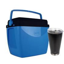 Kit Copo Térmico 700ml + Caixa Térmica 18L MOR