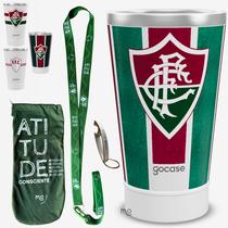 KIT Copo Térmico GOCASE Vibe 470ml do FLUMINENSE com Tirante, Eco Saquinho e abridor Molib KIT Copo Térmico GOCASE Vibe 470ml do FLUMINENSE com Tirante, Eco Saquinho e abridor Molib