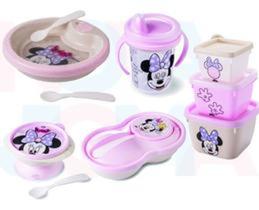 Kit Copo,Tigela,Prato Termico,Pote Papinha,Pote Conect c/3 Minnie - plasutil Kit Copo,Tigela,Prato Termico,Pote Papinha,Pote Conect c/3 Minnie - plasutil