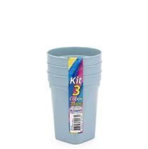 Kit Copos 300ml c/3 peças - PLASMONT