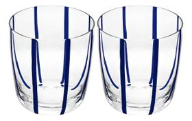 Kit Copos Azura 2 Unidades Vidro 300ml Azul Wolff Kit Copos Azura 2 Unidades Vidro 300ml Azul Wolff