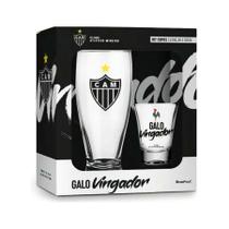 Kit Copos Cerveja e Dose Atlético Mineiro Brasfoot
