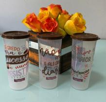 Kit Copos Com Tampa 470ml(cada),3 peças-Tupperware.