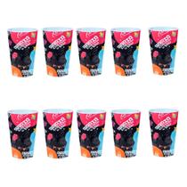 kit Copos de Plástico Junino 10 Peças 9 X 16 CM 550ML