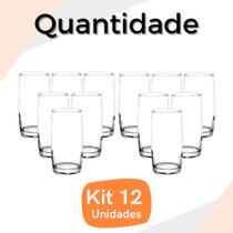 Kit Copos de Vidro 400ml Conjuntos Copos Grande Vidro Resistente Kit Copos de Vidro 400ml Conjuntos Copos Grande Vidro Resistente