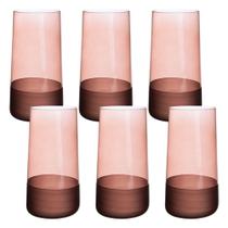 Kit Copos Duo (6 Peças - 540 ml) Bordô