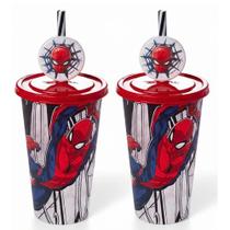 Kit Copos Homem Aranha 500ml Lembrancinha Festa Infantil Sacola Surpresa Aniversário Colecionável Kit Copos Homem Aranha 500ml Lembrancinha Festa Infantil Sacola Surpresa Aniversário Colecionável