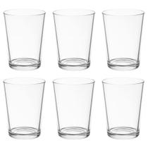 kit Copos Vidro 200ml Suco Água Refri Kit C/ 6pcs Vidro Reforçado kit Copos Vidro 200ml Suco Água Refri Kit C/ 6pcs Vidro Reforçado