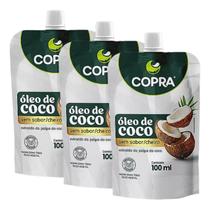 Kit Copra Óleo de Coco Sem Sabor e Cheiro 3 Saches 100ml