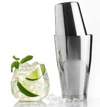 Kit Coqueteleira Boston 820ml Aço Inox Profissional Shaker
