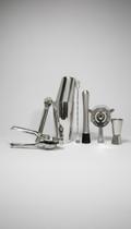 Kit Coqueteleira Boston Inox 7 Peças Profissional