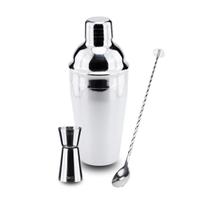 Kit Coqueteleira Dosador e Colher Bailarina Aço inox Weck