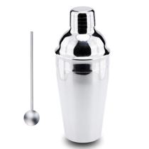 Kit Coqueteleira e Colher Canudo 20cm Aço Inox Weck