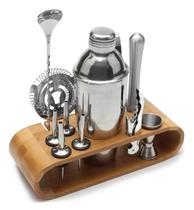 Kit Coqueteleira Profissional 12 Peças Inox 550ml Para Drink