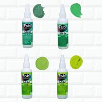 Kit Corante Alimentício Gel Soft Gel 4 Cores Verde Confeitar