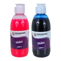 Kit Corante Líquido para Velas Saramanil 100ml - 2 Cores