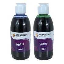Kit Corante Líquido para Velas Saramanil 100ml - 2 Cores