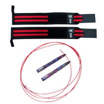 Kit Corda De Pular Profissional Speed Rope Munhequeira Odin - Odin Fit