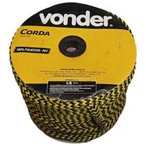 Kit Corda Polietileno Amarela/preta Sinalização 10m - Vonder