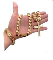 Kit Cordão Pingente Pulseira Banhado A Ouro Friso Dupla Face