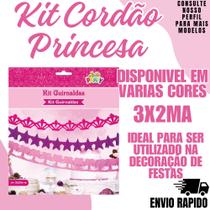 Kit Cordao Princesa Festa Aniversario Decoraçao Eventos Kit Cordao Princesa Festa Aniversario Decoraçao Eventos