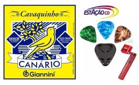 Kit Cordas Cavaco Tensão Média - Canário GESCB + Acessórios