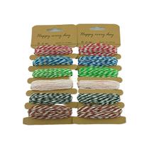 Kit Cordões de Papel Cores Listradas Sortidas Kit Cordões de Papel Cores Listradas Sortidas