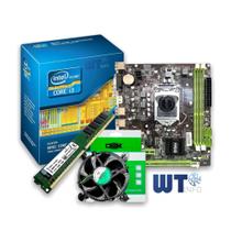 Kit Core I3 2100 + Placa Mãe H61 1155 + 4gb Ddr3 + Cooler