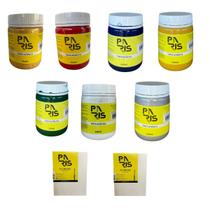 Kit Cores do Oriente 250ml 7 Tintas + 2 Telas para pintura 15x20