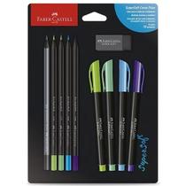 Kit Cores Frias Super Soft Faber Castell 10 Peças KIT/SSCFRIAS