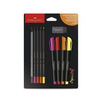 Kit Cores Quentes Super Soft Faber Castell 10 Peças KIT/SSCQ