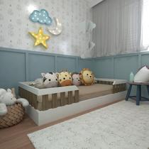 Kit Cori com Cama Solteiro e Armário Baixo Montessoriano Kit Cori com Cama Solteiro e Armário Baixo Montessoriano