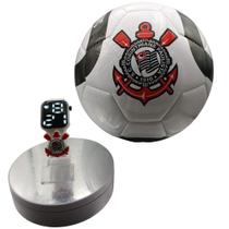 Kit Corinthians Bola Futebol Sintética e Relógio Infantil