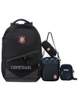 Kit Corinthians Mochila Esportiva + Lancheira + Estojo + Bag Kit Corinthians Mochila Esportiva + Lancheira + Estojo + Bag