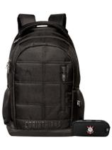 Kit Corinthians Timão Mochila Costa Esportiva + Estojo Duplo Kit Corinthians Timão Mochila Costa Esportiva + Estojo Duplo