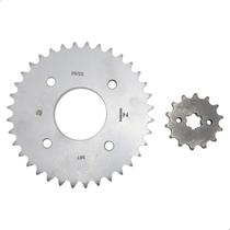 Kit Coroa 36 Pinhão 14 Brandy Haojue Uh 115 Kit Coroa 36 Pinhão 14 Brandy Haojue Uh 115