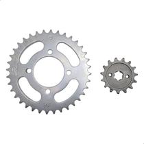 Kit Coroa 36 Pinhão 15 Brandy Haojue Nex 110 Kit Coroa 36 Pinhão 15 Brandy Haojue Nex 110