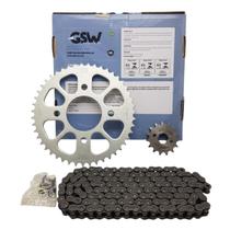Kit Coroa Corrente Pinhão Gsw Dafra Nh 190 Com Retentor Kit Coroa Corrente Pinhão Gsw Dafra Nh 190 Com Retentor