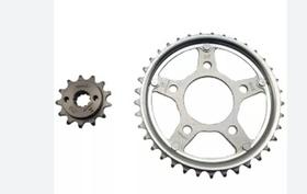 Kit coroa e pinhão cb 300 s/corrente riffel 71102 Kit coroa e pinhão cb 300 s/corrente riffel 71102