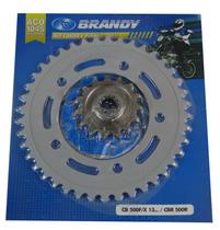 Kit Coroa e Pinhão CB 500 F / X / R 2013 em Diante 41X15 (BRANDY)