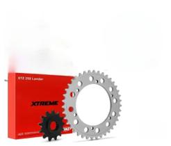 Kit Coroa e Pinhão - Compatível com - XTZ 250/ LANDER 520 2009 - VAZ