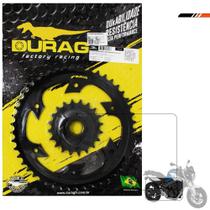 Kit Coroa E Pinhão F 800 R 2009 A 2018 Aço 1045 Durag